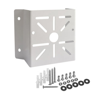 Picture of WiTi Universal Corner Mount for Security Camera, Solid Metal Mounting Corner Bracket for Wall Mount Corner, Suitable for CCTV Cameras LED Wall/Stage Lights, Solar Panels
