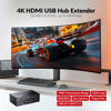 Picture of AV Access 4K HDMI KVM Extender, 120m/394ft Ethernet Extender Over Cat5e/6, 1080P@120Hz, 3X USB 2.0 Ports, Zero-Latency, Plug and Play, KVM Webcam Extender for Gaming, Data Centers & Classrooms