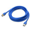 Picture of Cable Matters Long USB 3.0 Cable (USB 3 Cable, USB 3.0 A to B Cable) in Blue 10 ft
