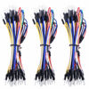 Picture of HiLetgo Pack of 3 Set 65pcs Assorted Multicoloured Solderless Wires Flexible Breadboard Jumper Wires Male to Male