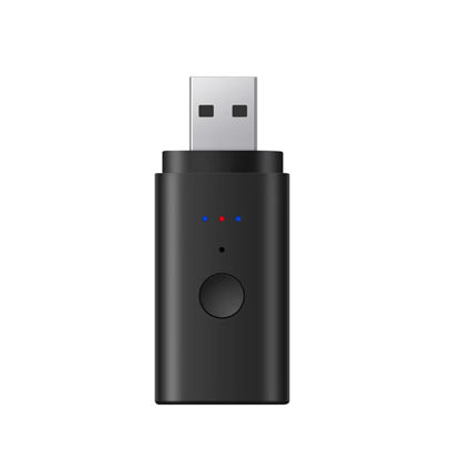 Picture of Bluetooth V5.2 Transmitter for TV, Dual Pair Wireless Audio Transmitter Compatible with Airpods Earbuds Speaker, 3.5mm Bluetooth Adapter for Flight, TV, PC, Gym Equipment, and Gaming Consoles