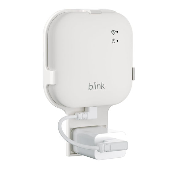 Picture of All-New Outlet Wall Mount for Blink Sync Module XR, Sync Module XR Mount Holder for Blink Outdoor Indoor Camera, No Messy Wires,No Screws Saving Space Blink Sync Camera Mount with Short Cable (1Pack)