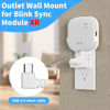Picture of All-New Outlet Wall Mount for Blink Sync Module XR, Sync Module XR Mount Holder for Blink Outdoor Indoor Camera, No Messy Wires,No Screws Saving Space Blink Sync Camera Mount with Short Cable (1Pack)
