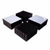 Picture of Easycargo 40mm Heatsink Kit 40mmx40mmx20mm + 3M8810 Thermal Conductive Adhesive Tape, Cooler Aluminium Heat Sink for Cooling 3D Printers Stepper Motor TEC1-12706 Thermoelectric Peltier Cooler 40x40x20
