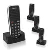 Picture of Chtoocy Rechargeable Intercoms Wireless for Home 5280 Feet Range 10 Channel, Handheld Wireless Intercom System for Home Business Office, Room to Room Communication System Expandable (4 Packs, Black)