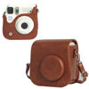 Picture of WOGOZAN Carrying Case for Fujifilm Instax Mini SE/7+/7s/7c Instant Film Camera, Protective Case PU Leather Case for Instax Mini SE Case with Adjustable Shoulder Strap (No Camera) - Brown