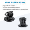 Picture of YALLSAME Tripod Mount for GoPro Tripod Mount Adapter with Thumb Screws Compatible with GoPro Hero 13 12 11 10 9 8 7 6 5 4 3 3+ 2 1 Session Fusion MAX DJI Osmo Action Camera