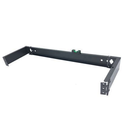 Picture of Jingchengmei 1U Hinged Wall Mount Bracket for 12/24 Port Patch Panel- 6-inch Deep Horizontal Rack for 19" Data Network, Phone Terminations or Other Networking Equipments Including Screws (JCM-HWMB1U)