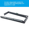 Picture of Jingchengmei 1U Hinged Wall Mount Bracket for 12/24 Port Patch Panel- 6-inch Deep Horizontal Rack for 19" Data Network, Phone Terminations or Other Networking Equipments Including Screws (JCM-HWMB1U)