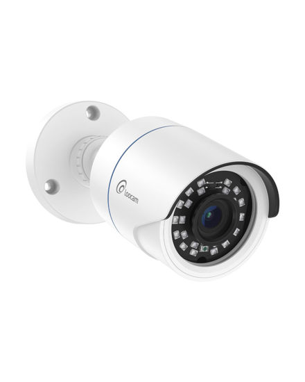 Picture of Loocam 2MP 1080p HD Security Camera, Hybrid 4-in-1 CVI/TVI/AHD/CVBS Bullet Wired Camera, 100ft IR Night Vision, IP66 Weatherproof for CCTV DVR Surveillance Camera Systems Outdoor Indoor