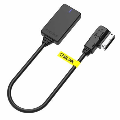 Picture of CHELINK Bluetooth Adapter Car Kit for Mercedes Benz W212 S212 C207, Wireless Bluetooth 5.0 AMI Media Music Interface Cable Car Module Audio Receiver for Models with Media Interface