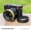 Picture of JJC Metal Lens Hood Shade for Leica Q3 43/Q3/Q2/Q Cameras, Replaces Leica Round Lens Hood Q, with 49mm Center Pinch Snap-On Lens Cap, No Vignetting
