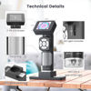 Picture of Andonstar AD112 Portable Pocket Microscope Kit for Kids and Adults with 2" LCD Screen, Mini Handheld Digital Microscope 500X with 8 Adjustable LED Lights, Windows PC Compatible, 32GB SD Card Included