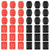 Picture of 18 Pcs Adhesive Mounts for GoPro Cameras, 9 Pcs Curved Mounts & 9 Pcs Flat Mounts with Sticky Pads, Tape Mount to Your Helmet, Bike, Board, Car