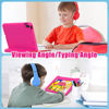 Picture of AVAWO Kids Case for iPad 10th Generation,10.9 Inch 2022, Cover for i Pad 10th with Built-in Screen Protector, Durable Shockproof Lightweight Protective Handle Stand 10.9" 10 Gen Child Toddlers, Rose