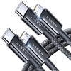 Picture of LISEN USB C to Micro USB Cable[3.3ft 2-Pack], Nylon Braided Micro USB Cable, Ps4 Controller Charger Cable, Micro USB Kindle Charger Cord, Fits PS4/Xbox One/Android Phone and Samsung S7 S6 S5