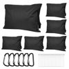 Picture of 6 Pack Sandbag Weight Bags for Photography, Foldable Handheld Storage Bag with Shoulder Strap, 15.5"x9.4" Heavy Duty Polyester Saddlebag/Beanbag/Tripod Weight Bag for Camera Tripod