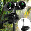 Picture of Tydeux L-Type Metal Binocular Fixed Bracket Tripod Adapter Mount Holder Tripod Bracket for Travel and Hiking, Bird Watching, Sports Events, Theater and Concert