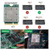 Picture of WiFi 7 QCNCM865 M.2 Key E WiFi Card BT5.3 Tri-Band Network Card 5800Mbps M.2 CNVIo Wireless Adapter for All AMD Motherboards Win 11 Only