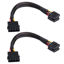 Picture of XMSJSIY 4 Pin IDE Y Splitter Adapter Connecter Cable 4 Pin IDE Male to Dual Female Power Supply Extension Cable-23cm/9inch 2 pcs