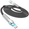 Picture of USB C to USB C Cable 10FT 240W, 180°Rotating USB C Cable Braided Type C Charger Cable Fast Charge for iPhone 16/16Pro/16Plus/16ProMax,MacBook Air,iPad Pro,Pixel,Samsung Galaxy S23/S24 Ultra-Black