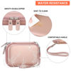 Picture of Supmay Hard Carrying Case for Fujifilm Instax Mini EVO Instant Camera, Instax Mini Printer Travel Storage Case with Mesh Pocket Can Store USB Cables, Film or Other Small Accessories, Rose Gold