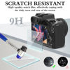 Picture of HUADU Screen Protector (2+1Pack) Compatible for Canon EOS R100,Tempered Glass Film Anti-Scratch High Definition and Soft Silicone Case for Canon EOSR100 Camera, black