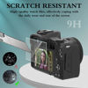 Picture of HUADU Screen Protector (2+1Pack) Compatible for Canon EOS R50,Tempered Glass Film Anti-Scratch High Definition and Soft Silicone Case for Canon EOSR50 Camera, black