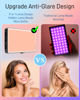 Picture of FRANDEK Portable Light for Photography, 4000mAh Rechargeable RGB On-Camera Video Lights 360°Full Color, LED Soft Video Conference Lighting Dimmable 2500K-9000K, Selfie Lighting for Live Streaming