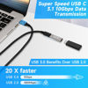 Picture of Togconn USB C Coupler 4 Pack, USB C Female to Female Connector, USB Type C Female to Female Extension Adapter Supports Fast Charging and Data Transfer Extension, up to 10GBbps