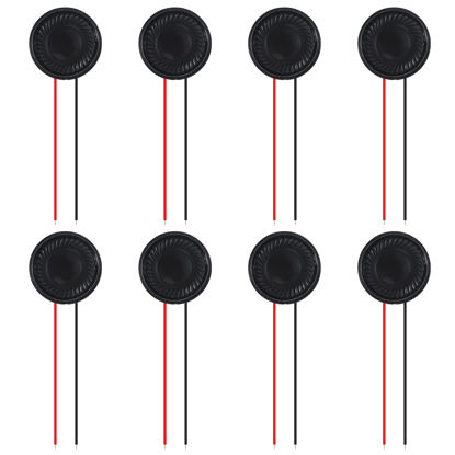 Picture of 8Pcs 8 Ohm 2W Speaker 8ohm Round 28mm Loud Speakers Compatible with Small Loudspeaker Audio MP3 MP4 Player Speaker