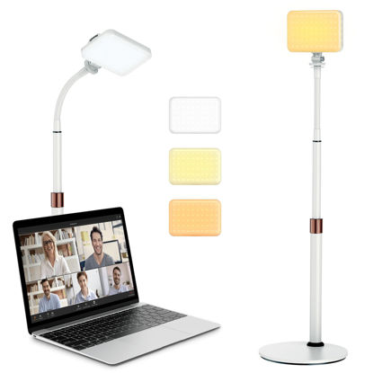 Picture of Anautin LED Desk Light with Stand, CRI97+ Selfie Light for Video Recording, Computer Light for Video Streaming, Gaming, Video Conferencing, Zoom Meeting, Tiktok, YouTube, Ring Light New Alternative