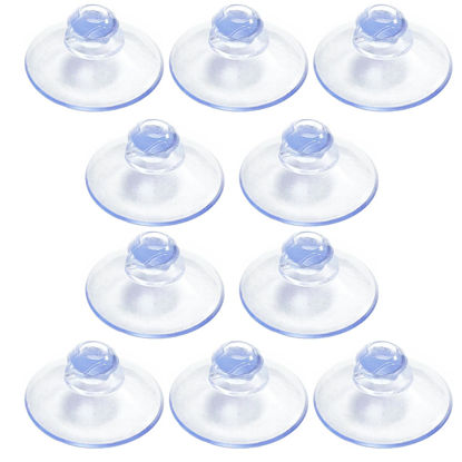 Picture of SYGGDERS 10 Pcs Radar Detectors Mount Suction Cups, Compatible with AutoBoxClub Mount Clear Cobra Escort and Beltronics Radar Detector Mount.