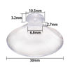 Picture of SYGGDERS 10 Pcs Radar Detectors Mount Suction Cups, Compatible with AutoBoxClub Mount Clear Cobra Escort and Beltronics Radar Detector Mount.