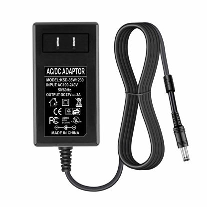 Picture of AC/DC Adapter for Lorex BX1202500 BX 1202500 DVR Security System DC 12V Lorex Security Camera Power Supply Adapter Cord Cable PS Battery Charger Mains PSU