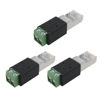 Picture of OTOTEC 3PCS RJ45 to RS485 Converter A Connects to PIN4 B Connects to PIN5 44x13x11mm RJ45 Connection Adapter to Achieve Data Transmission