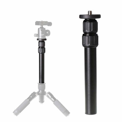 Picture of Tripod Center Column Extension Camera Mount Extender Telescopic Rod 3 Section Pole for Monopod DSLR Photo Studio Outdoor Macro Shooting