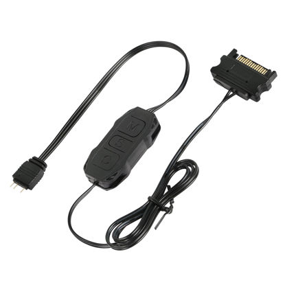 Picture of CERRXIAN 5V 3PIN ARGB Controller,Built-in Light Mode,SATA Power Supply,for Motherboards Without 5V ARGB,or DIYARGB Fans,ARGB Light Strips,Lighting Boards,Etc