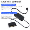 Picture of CERRXIAN 5V 3PIN ARGB Controller,Built-in Light Mode,SATA Power Supply,for Motherboards Without 5V ARGB,or DIYARGB Fans,ARGB Light Strips,Lighting Boards,Etc