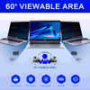 Picture of JiSiTeCai 11.6 Inch 16:9 Computer Privacy Screen Filter for Monitor - Privacy Shield and Anti-Glare Protector