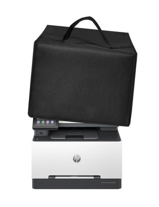 Picture of Printer Dust Cover Heavy Duty 600D Nylon Antistatic Waterproof Convenient Protective Case For HP Color Laserjet Pro MFP 3301fdw/4301fdw Wireless All-in-One Color Laser Office Printer Black (Black)