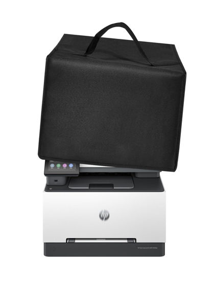 Picture of Printer Dust Cover Heavy Duty 600D Nylon Antistatic Waterproof Convenient Protective Case For HP Color Laserjet Pro MFP 3301fdw/4301fdw Wireless All-in-One Color Laser Office Printer Black (Black)