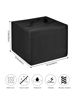 Picture of Printer Dust Cover Heavy Duty 600D Nylon Antistatic Waterproof Convenient Protective Case For HP Color Laserjet Pro MFP 3301fdw/4301fdw Wireless All-in-One Color Laser Office Printer Black (Black)