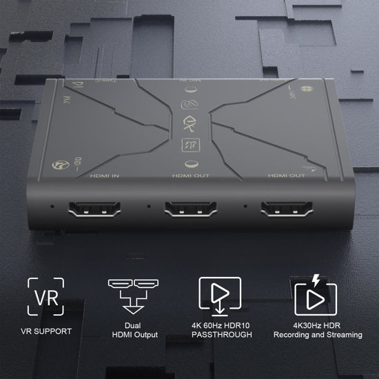 GetUSCart- Gamorek 4K Video Capture Card, Stream and Record in 4K30 ...