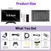 Picture of Hikity 11.6 Inch Small HDMI Monitor 1920x1080P Portable CCTV Monitors with BNC, AVI, VGA, HDMI Input Cable, Remote Control, Built-in Speakers, for PC, CCTV, Security Camera, Raspberry Pi, X-Box