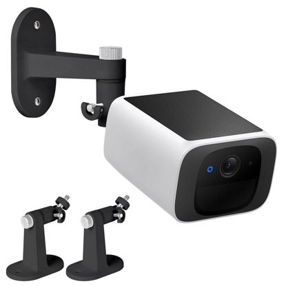 Picture of ALERTCAM 2Pack Wall Mount Compatible with eufyCam 2C/2C Pro, 2/2 Pro, 3C/S300, 3/S330, Also for SoloCam S220/C210, Adjustable Camera Mount Brackets for Eufy Camera Indoor/Outdoor - Black