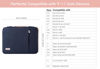 Picture of Dadanism 9-11" Tablet Sleeve Organizer Carrying Case with Handle for iPad 10th Gen 10.9", iPad 9/8/7th 10.2, iPad Air 11", iPad Pro 11", iPad Air5/4 10.9, Galaxy Tab A9+ Plus 11", Indigo & Pink