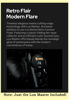 Picture of Godox Lux Master TTL Retro Camera Flash - Touchscreen Control, 6000K±300k CCT, GN25 460 Full Power, S1/S2 Optical Control, Type-C Charging, for Canon for Nikon for Sony Cameras and Others