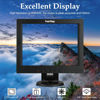 Picture of Suprlipy 12 Inch TFT LCD Security CCTV Monitor 800x600 4:3 Resolution Color Display Screen Support HDMI/VGA/AV/BNC/MIC USB Ports with Remote Control Built-in LounSpeakers for Surveillance Camera