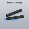 Picture of Nitze 15mm Carbon Fiber Rod, 4 Inches 15mm Rod (2 Pcs) - RCF15-100